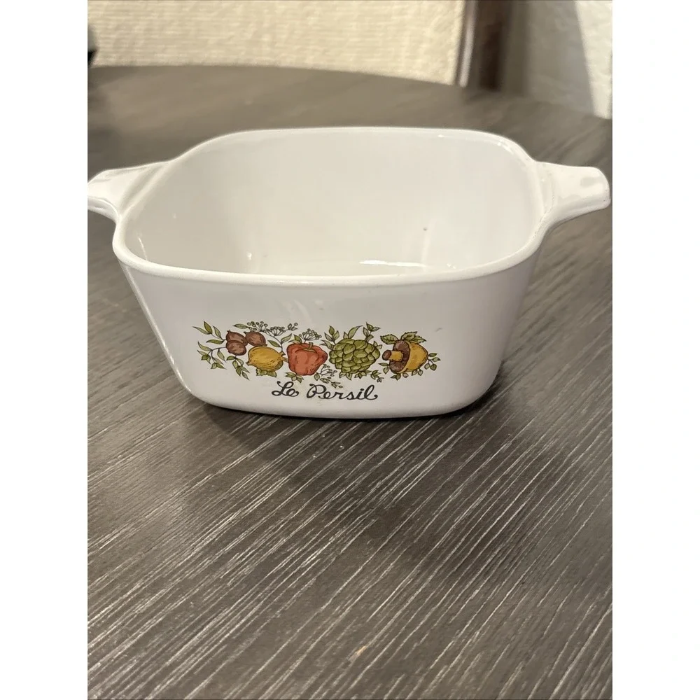 Corning Ware ‎ P-43-B  Autumn Meadow Petite Pans NO Lids